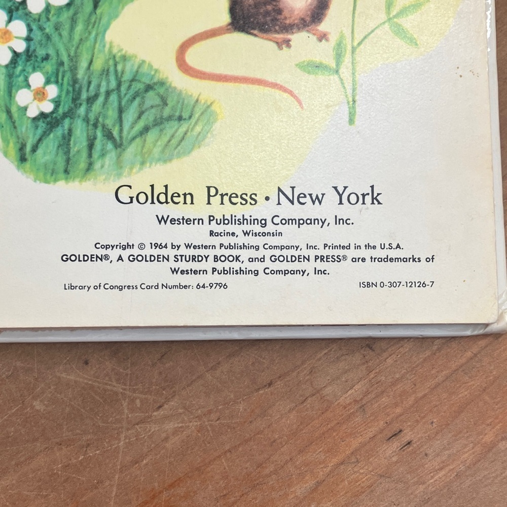 Vintage board book I Am a Mouse Children's Book by Ole Risom - Picture 5 of 16